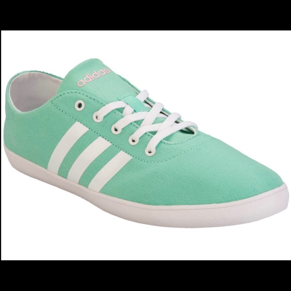 Adidas NEO QT Vulc Sneakers in Pastel Green Size 5